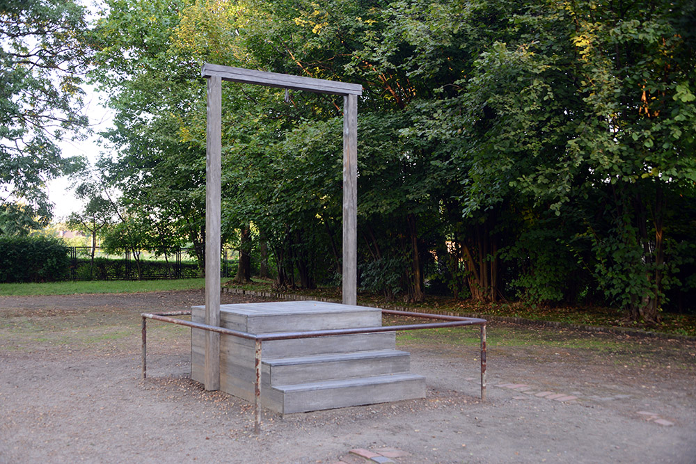 Gallows where Auschwitz commandant Rudolf Höss was executed