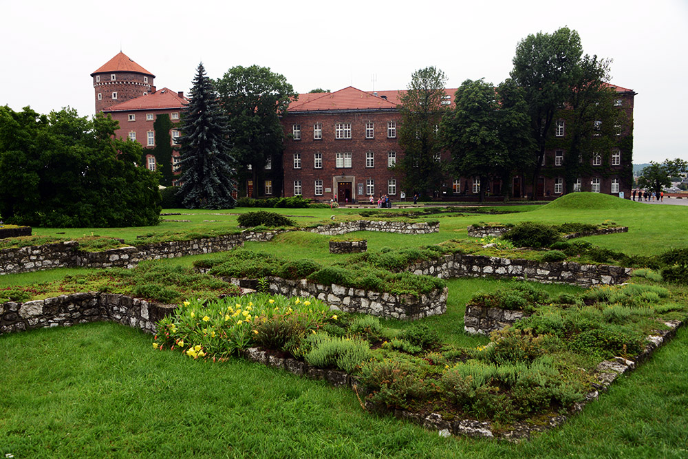 Historic building at Wawel Castle