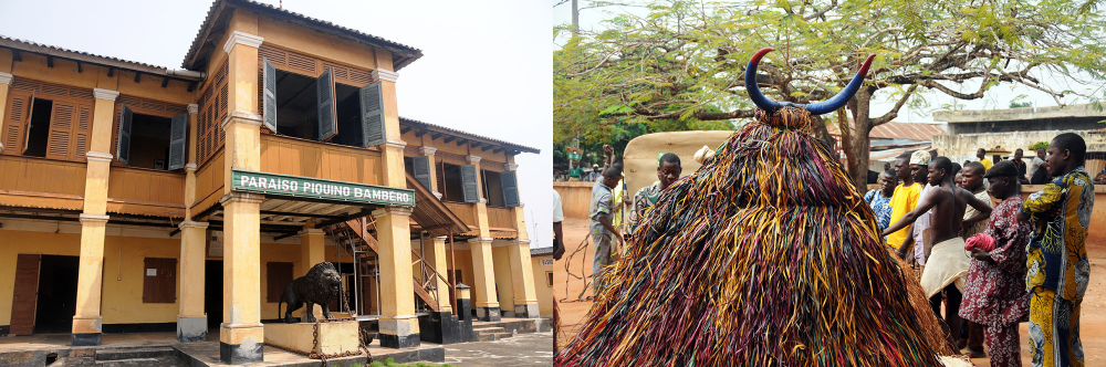 Historic architecture in Porto-Novo, Benin