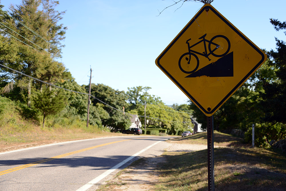 Bike Warning Rhode Island Block Island Bike Warning