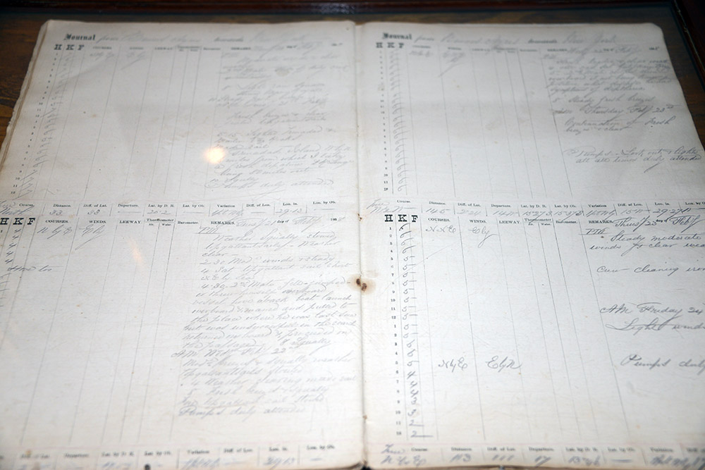 Ship's Log Rhode Island Block Island Ship Log