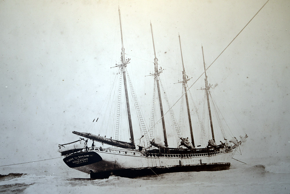 Vintage Ship Historic Sailing Ship Block Island