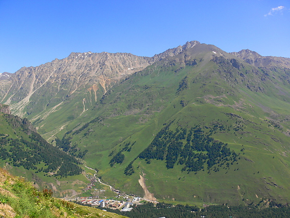 Village in the Caucasus Mountains
