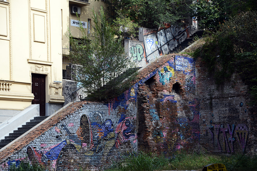 Graffiti Staircase Belgrade Graffiti Staircase