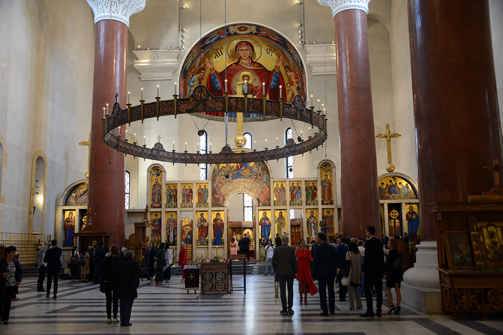 Inside St Mark's Church Belgrade St Mark's Church
