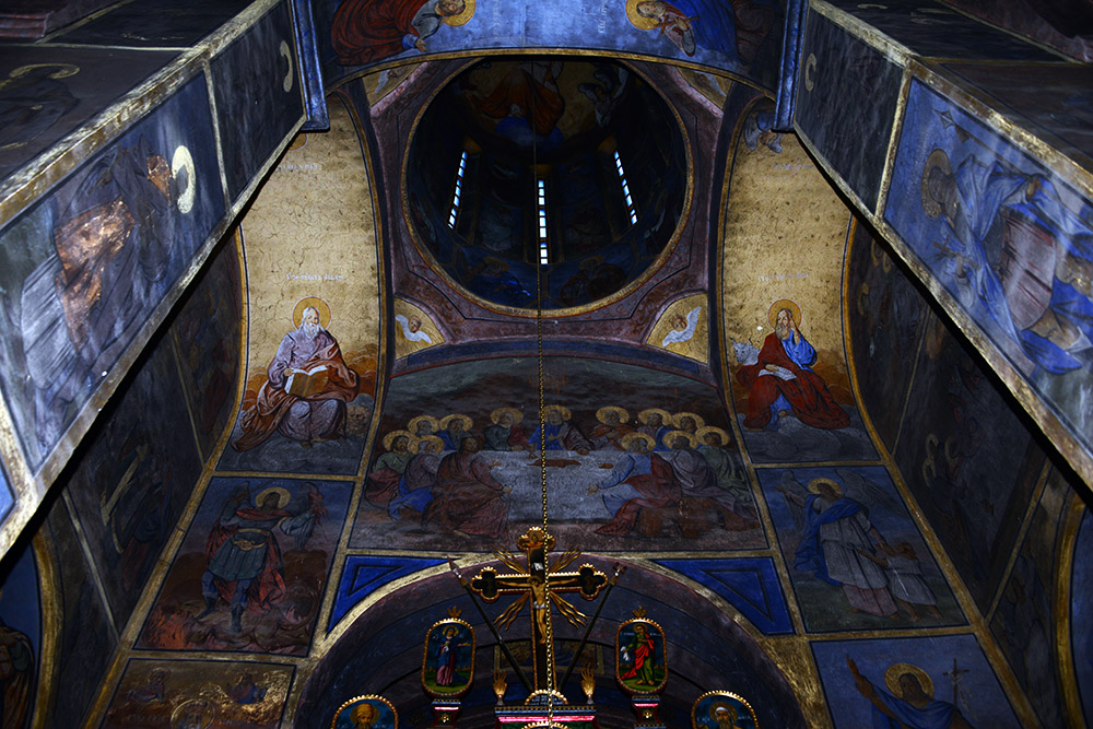Inside the Rača Monastery Inside the Rača Monastery