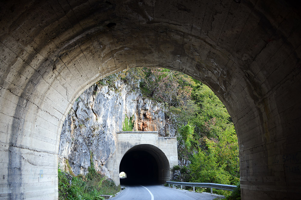 Tunnel Serbia Tara Mountain Tunnel