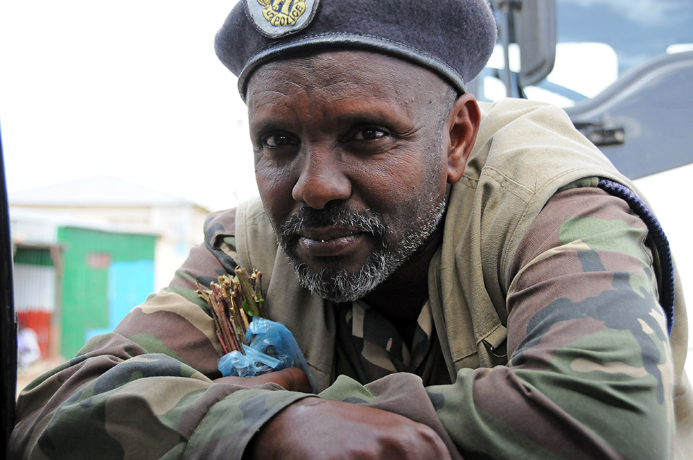 Police officer in Sheikh, Somaliland