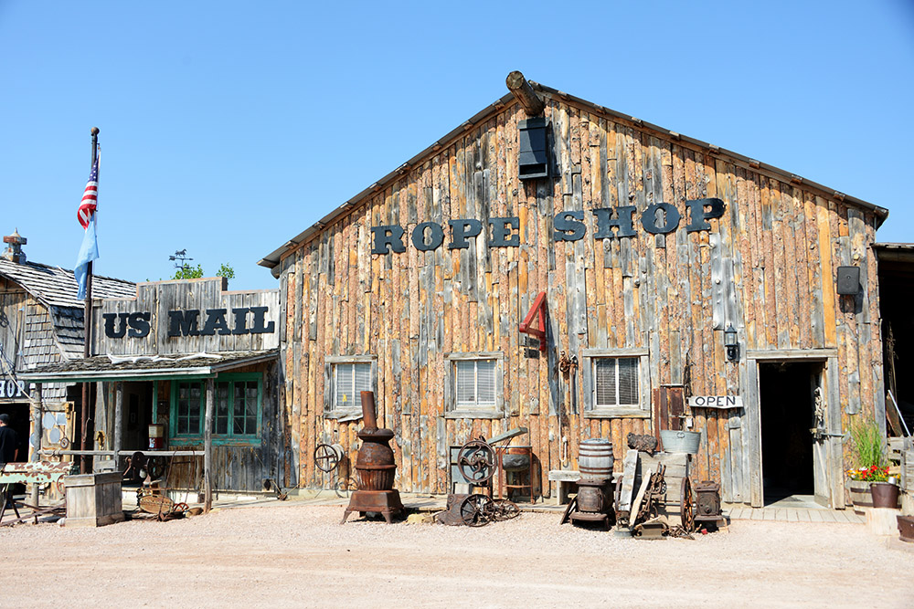 Old West building at Fort Hays near Rapid City
