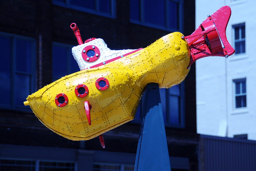 Sculpture in downtown Sioux Falls