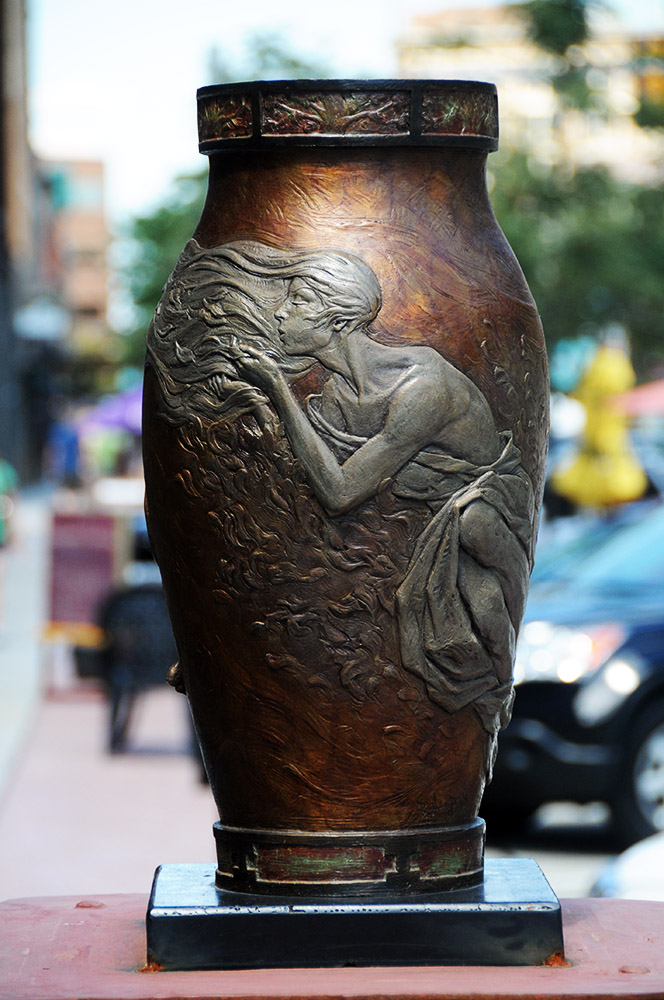 Sculpture in downtown Sioux Falls