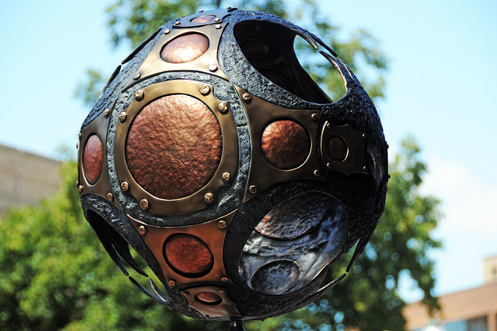 Public artwork in downtown Sioux Falls