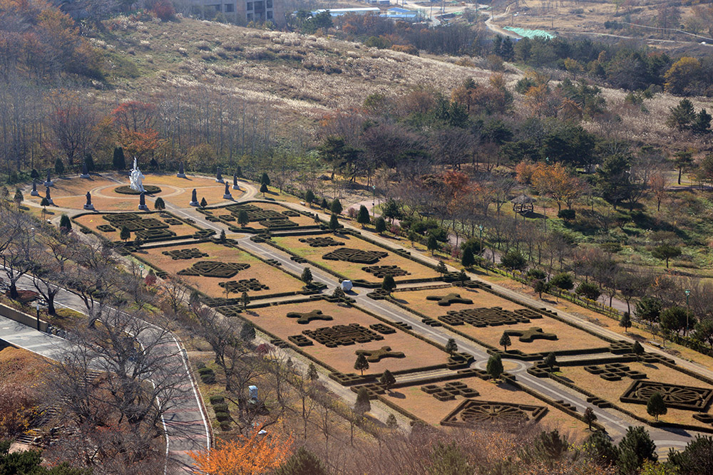 Garden viewed from Gyeongju Tower