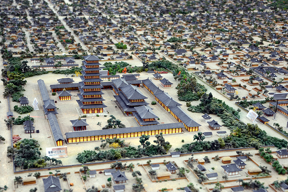 Model of ancient Gyeongju during the Silla period