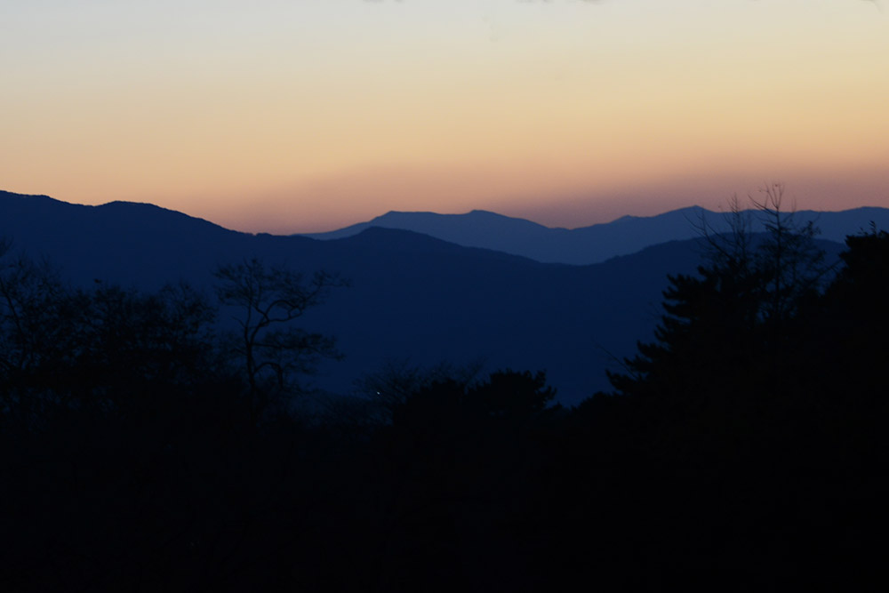 Mountain view from Bulguksa Temple
