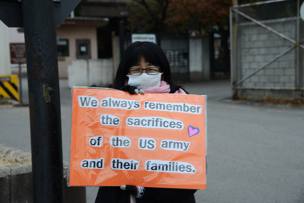 U.S. Support Pro-American display in Seoul during tensions with North Korea