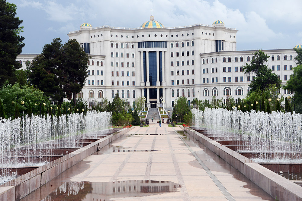 National Library National Library of Tajikistan in Dushanbe
