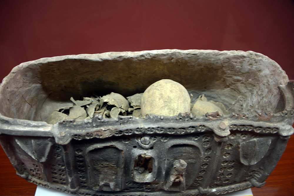 Zoroastrian Burial Exhibit Zoroastrian burial exhibit in Dushanbe