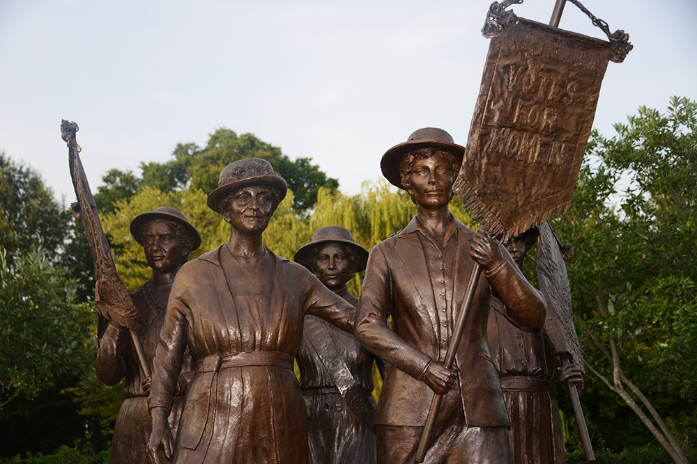Women's Suffrage Monument Tennessee Woman Suffrage Monument in Centennial Park Nashville