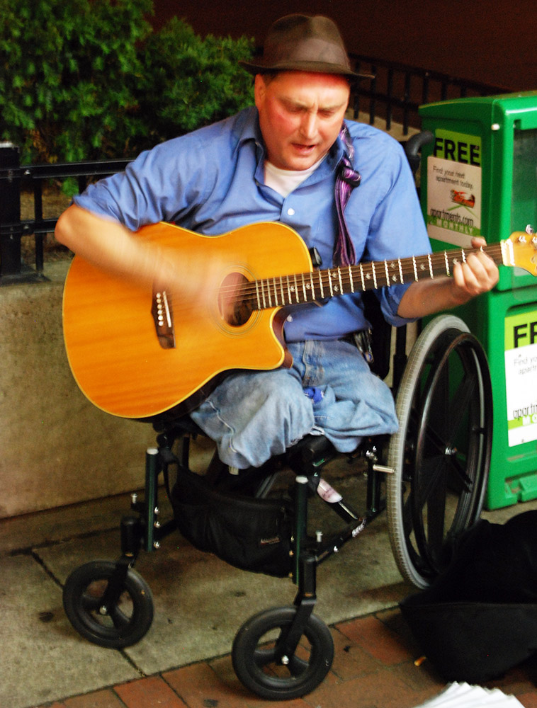 Nashville Musician Musician performing on Broadway in Nashville