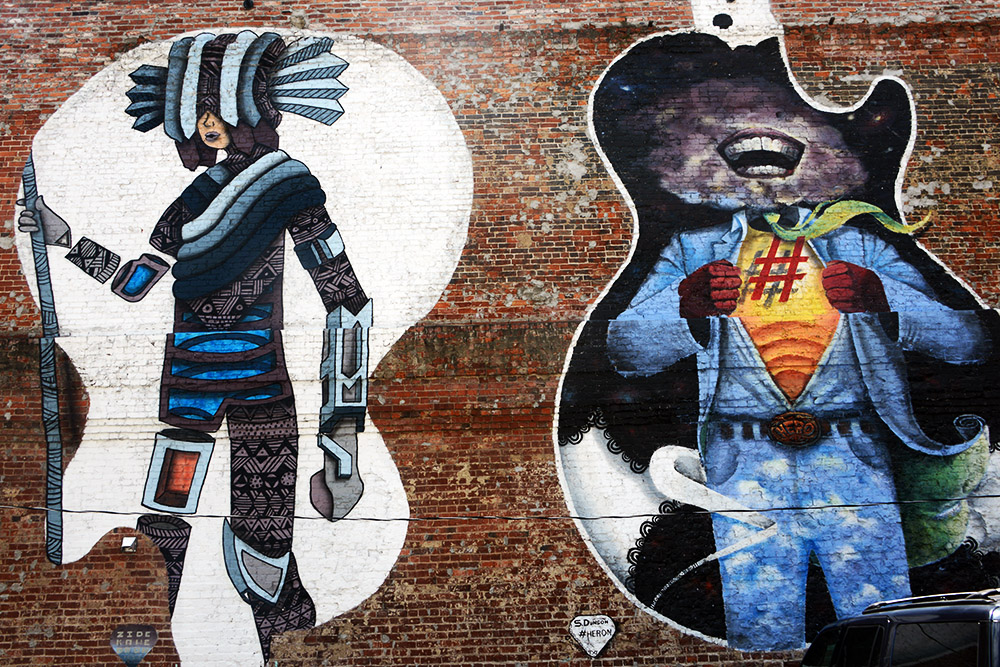Nashville Murals Music-themed murals in Nashville