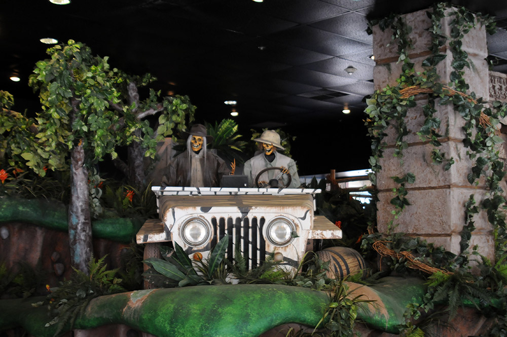 Tomb Raider Ride Tomb Raider attraction in downtown San Antonio