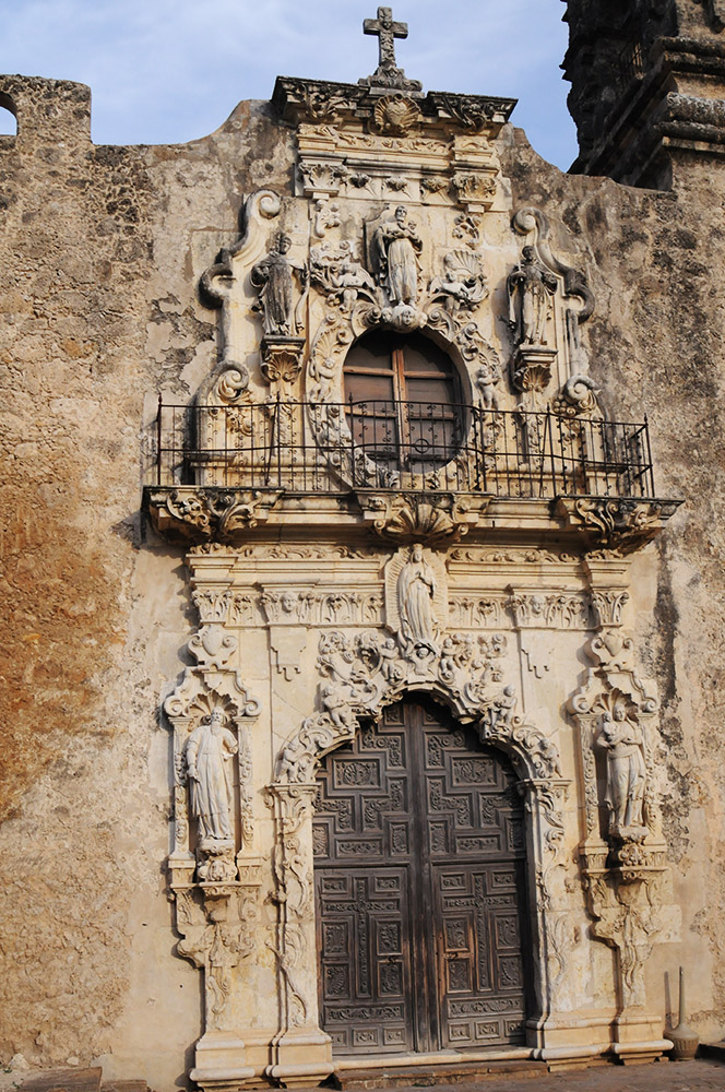 Entrance to Mission San Jose Entrance to Mission San Jose in San Antonio