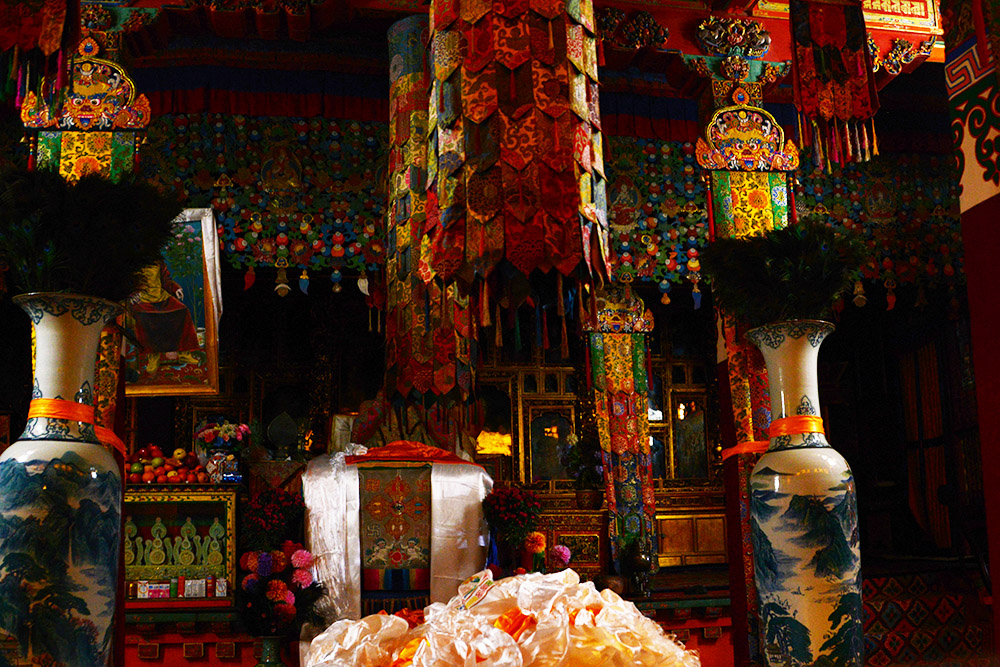 Decorated room inside Potala Palace