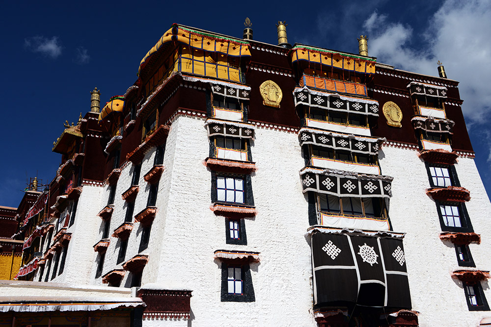 Upper area of Potala Palace