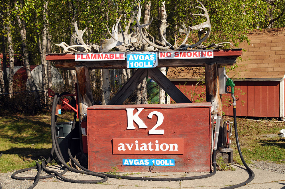 K2 Aviation in Talkeetna before flying to Denali