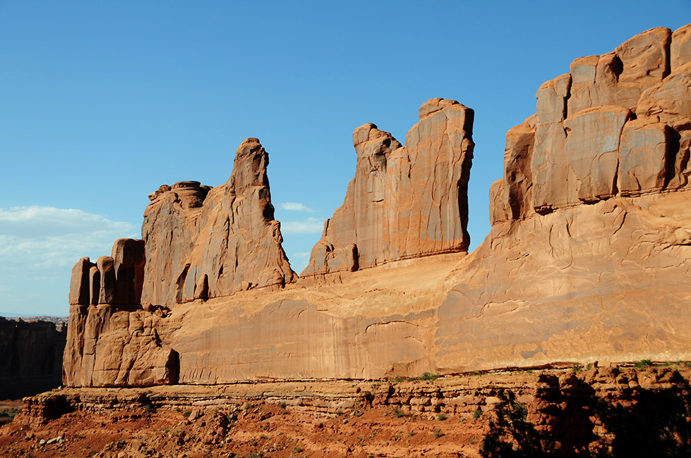Wall in Arches National Park