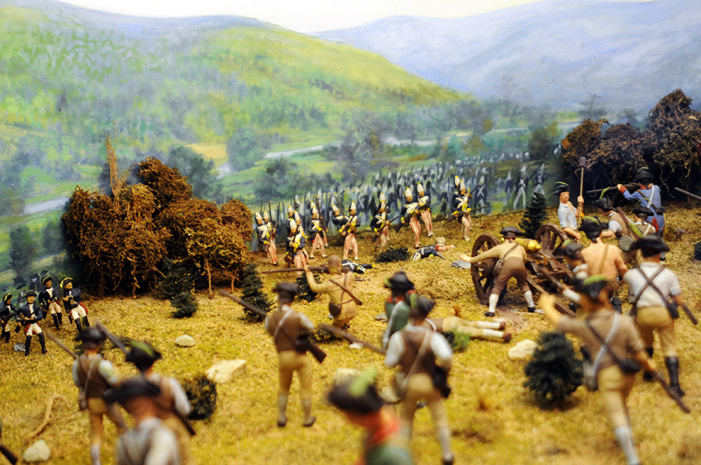 Depiction of the Battle of Bennington