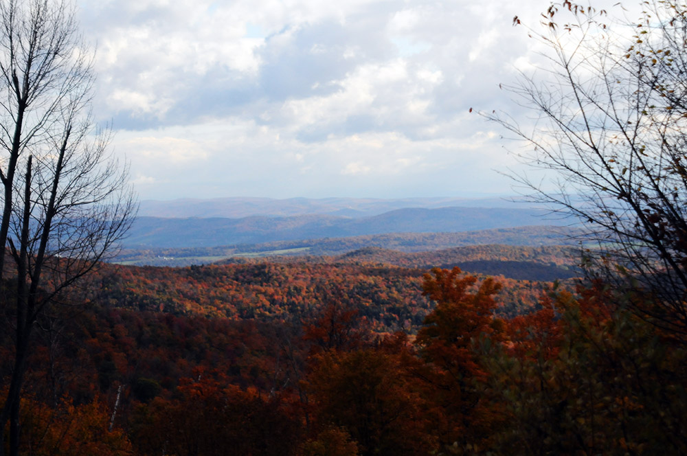 Fall foliage around Bennington Vermont