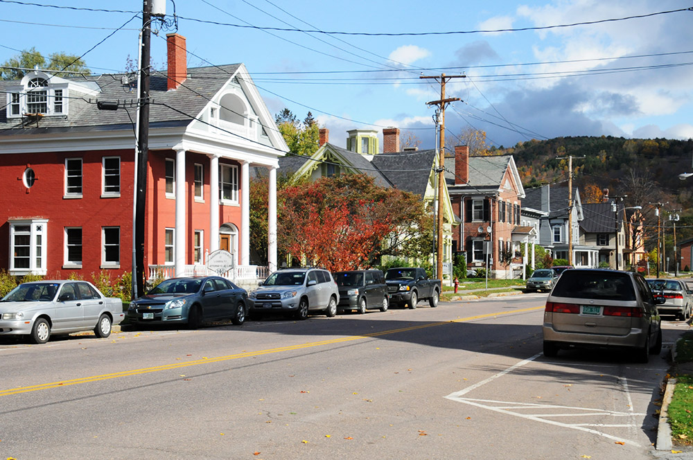 Residential neighborhood in Montpelier Vermont