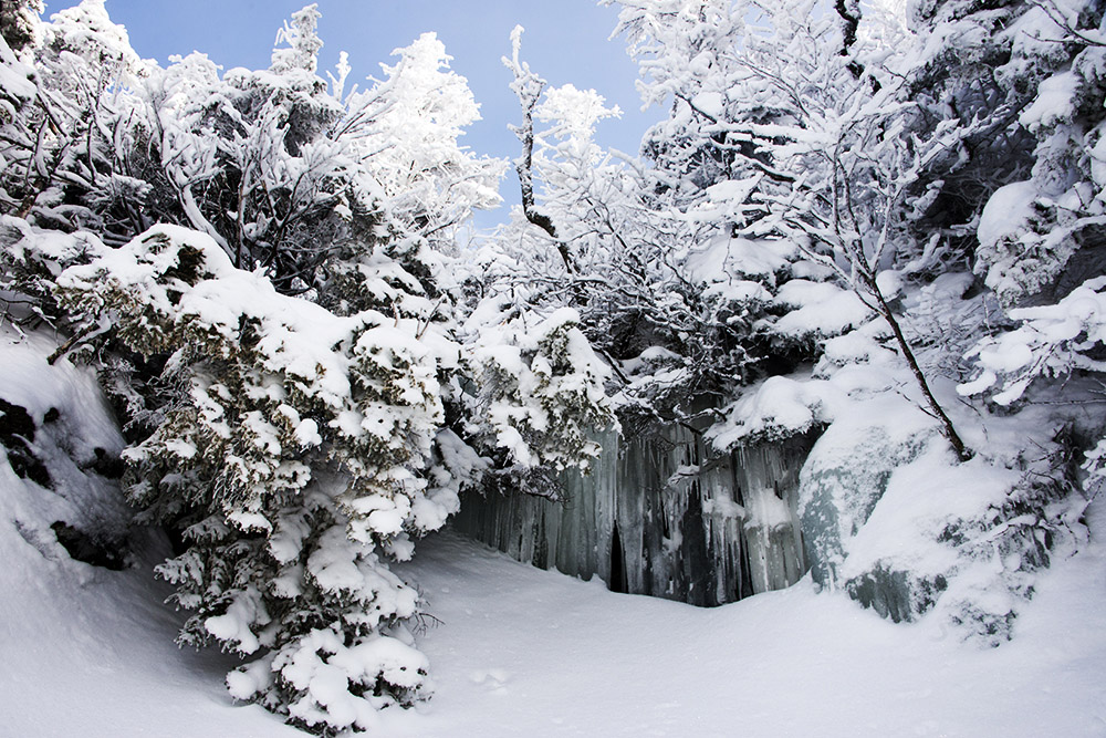 Winter scenery on Mt. Mansfield