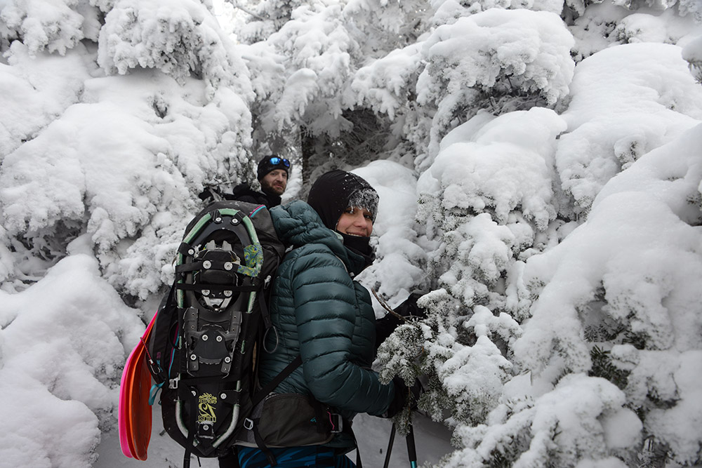 Hiking Mt. Mansfield in winter