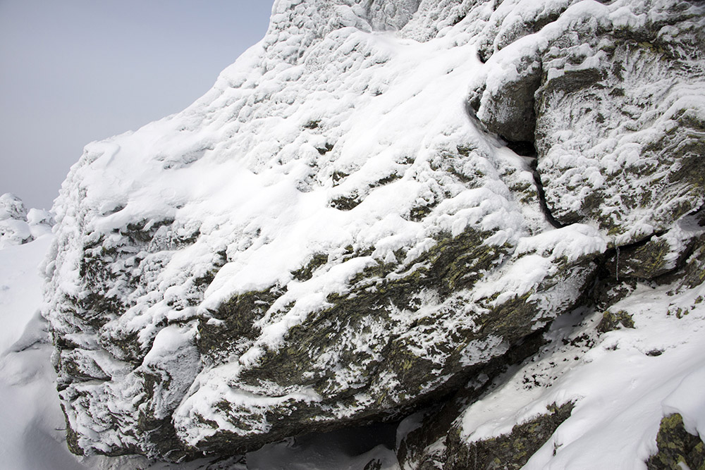 Large rock on Mt. Mansfield