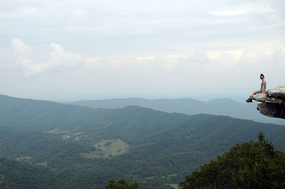 McAfee Knob Summit McAfee Knob overlook on the Appalachian Trail