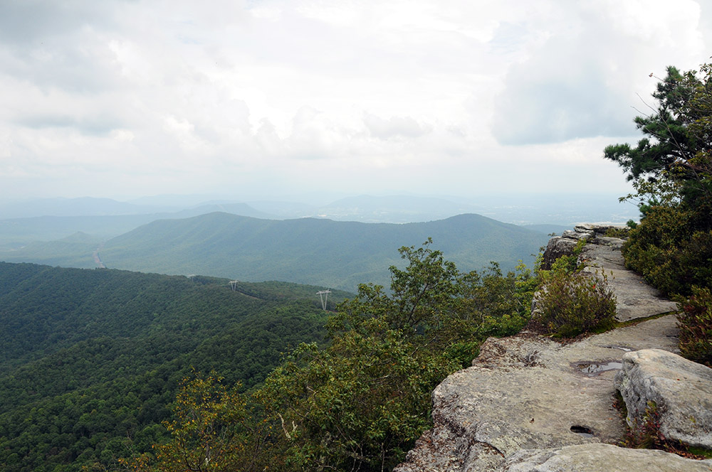 Hike to the Summit Final approach toward McAfee Knob