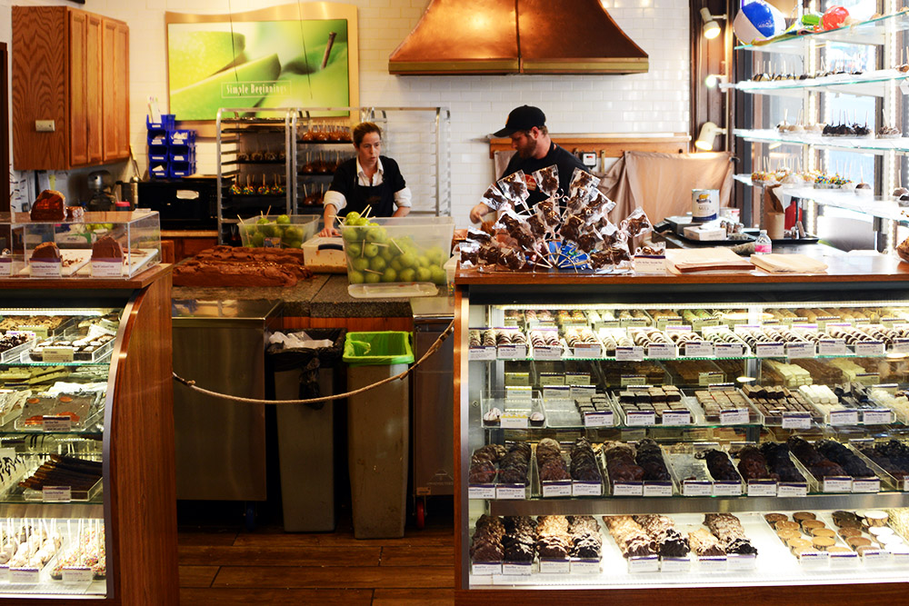 Chocolate shop in Seattle