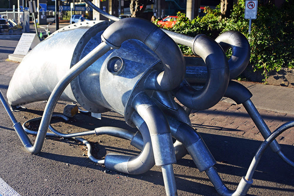 Octopus sculpture along Seattle waterfront