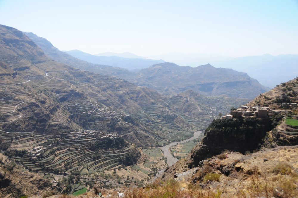 Mountains in the Yemeni highlands