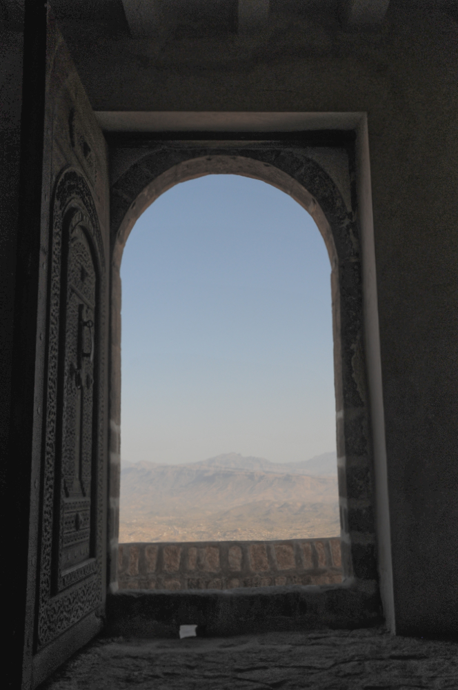 Door opening toward the sky at Al-Qahira Castle