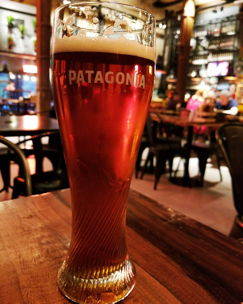Patagonia beer in Buenos Aires Argentina