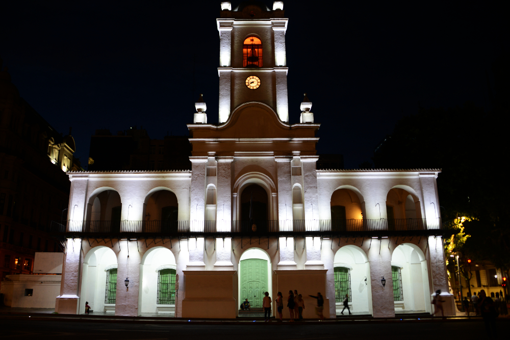 Church near Plaza de Mayo in Buenos Aires