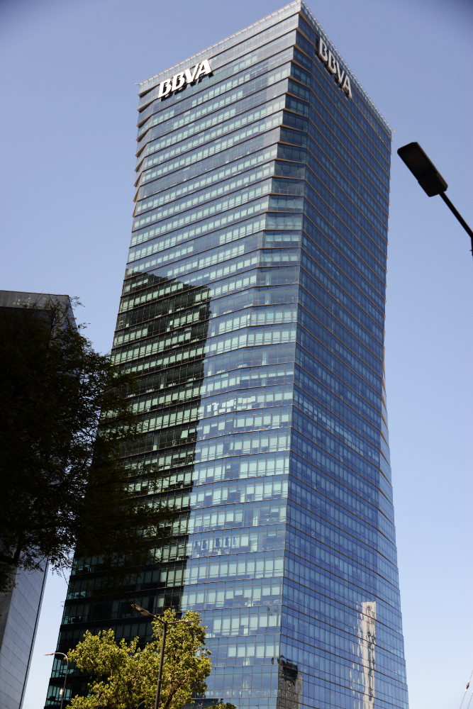 Tall skyscraper in Buenos Aires Argentina