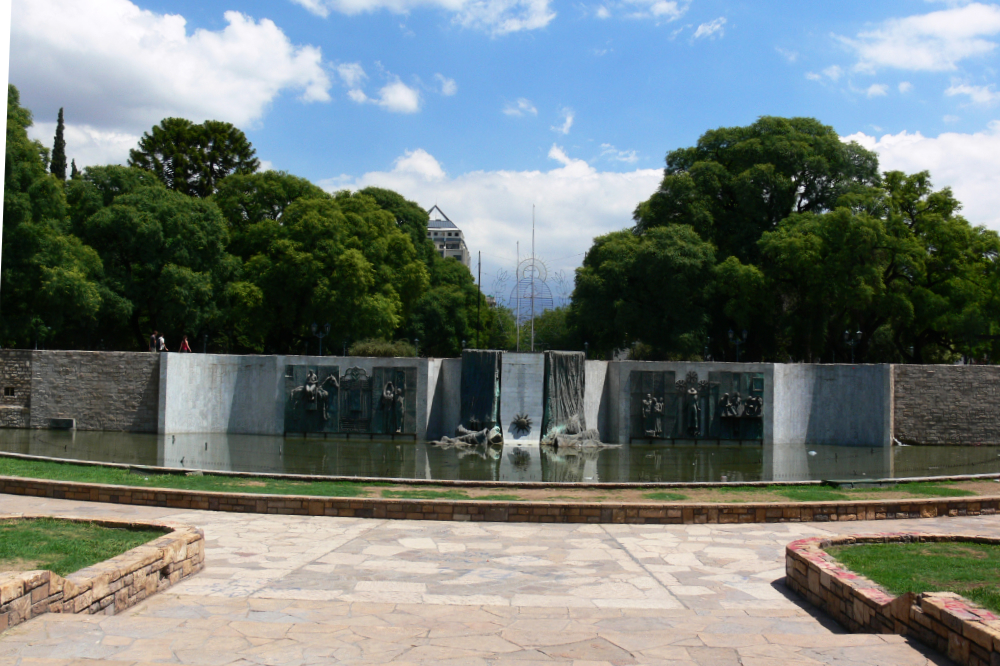 Plaza Independencia in Mendoza Argentina