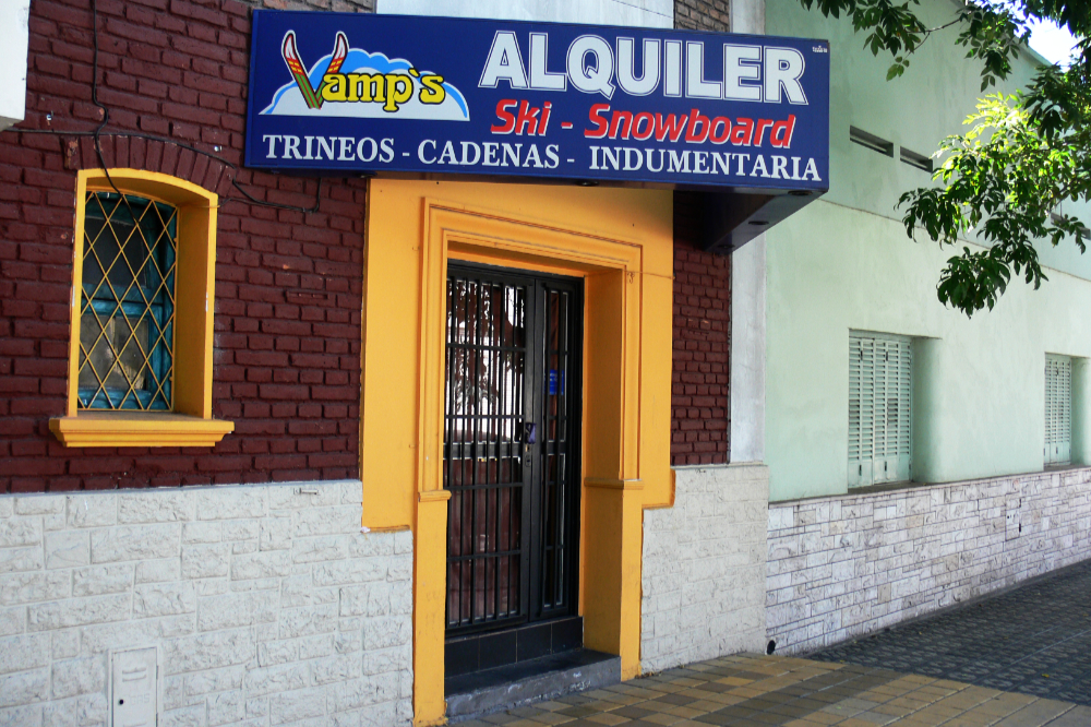 Outdoor and ski store in Mendoza Argentina