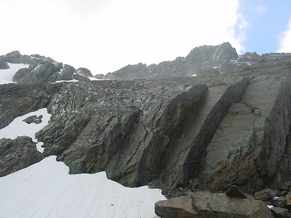 Mountain landscape in Tierra del Fuego Argentina