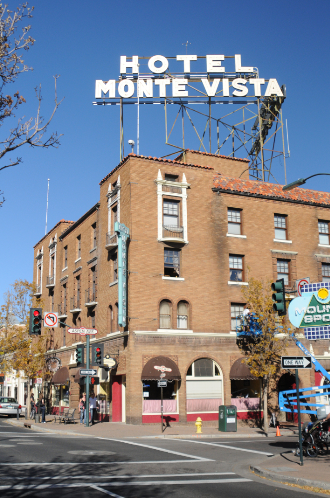 Historic Hotel Monte Vista in downtown Flagstaff, Arizona